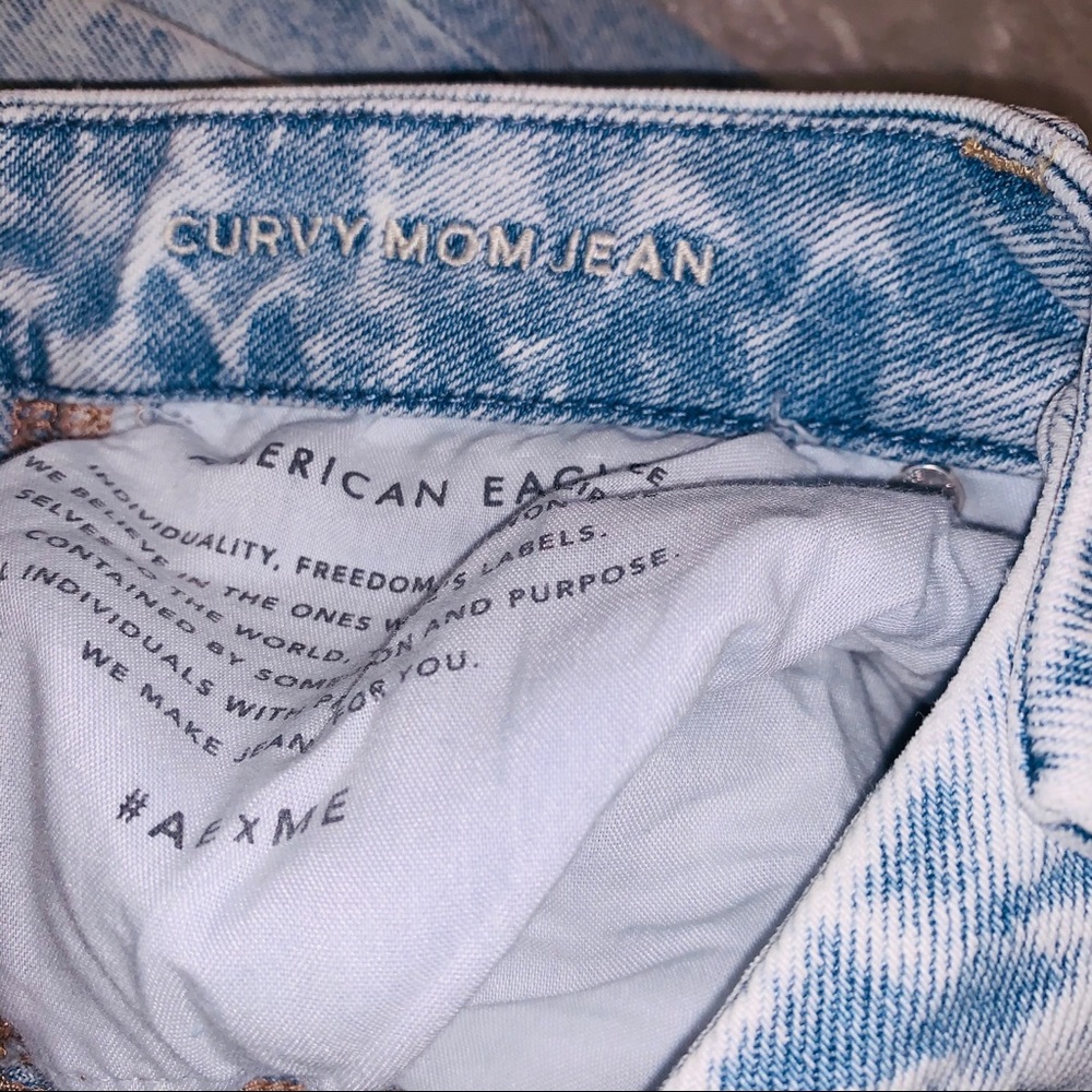 skinny curvy mom denim jeans 12 American Eagle - Picture 6 of 7